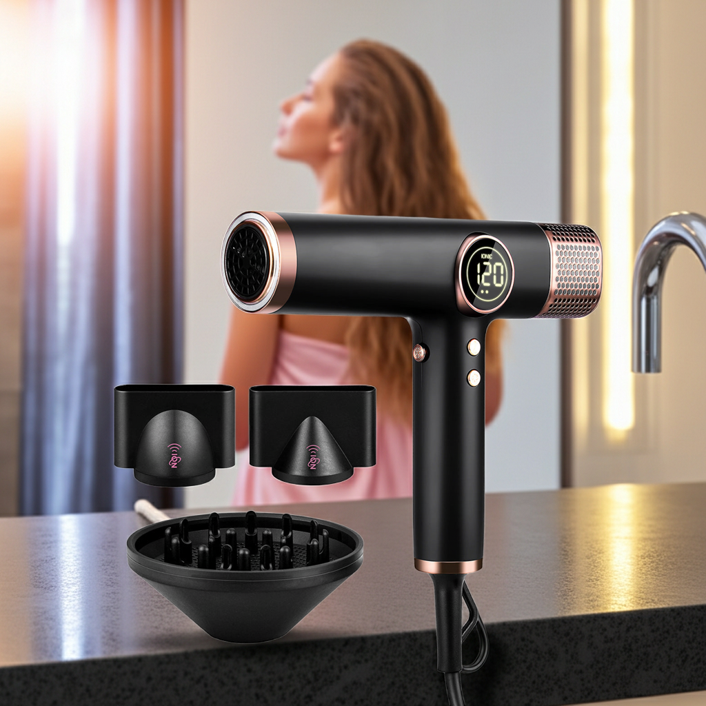 Anion hair care mute high-speed hair dryer high-power hair dryer household student dormitory lightweight