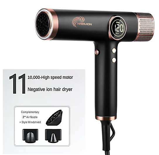Fast Drying Low Noise Negative Ionic High-Speed 110000 RPM Brushless Motor Hair Dryer
