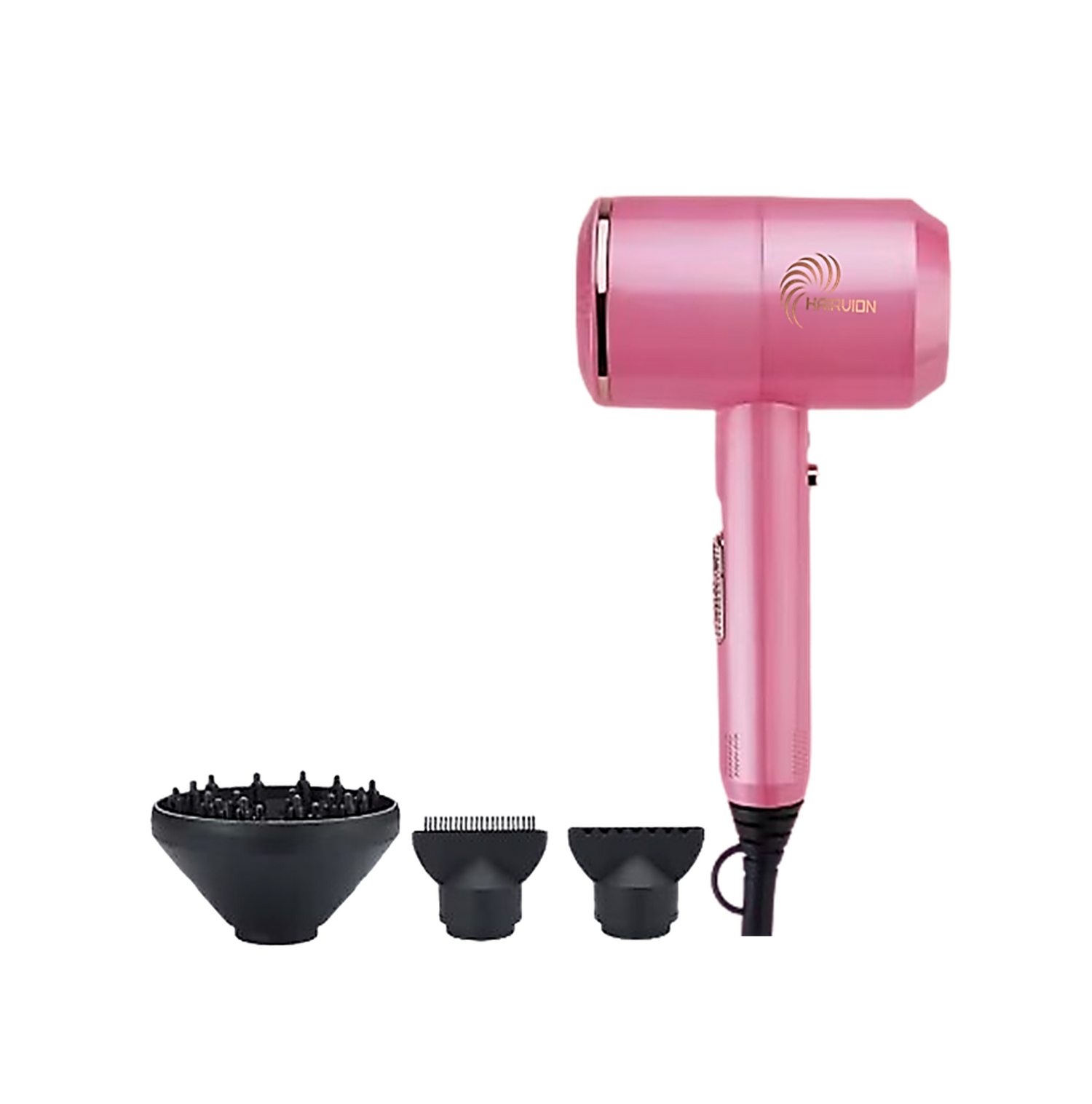 Professional Ionic Hairdryer with 2 Speed 3 Heat Setting, Cool Shot Button, 1 Diffuser & 2 Concentrator