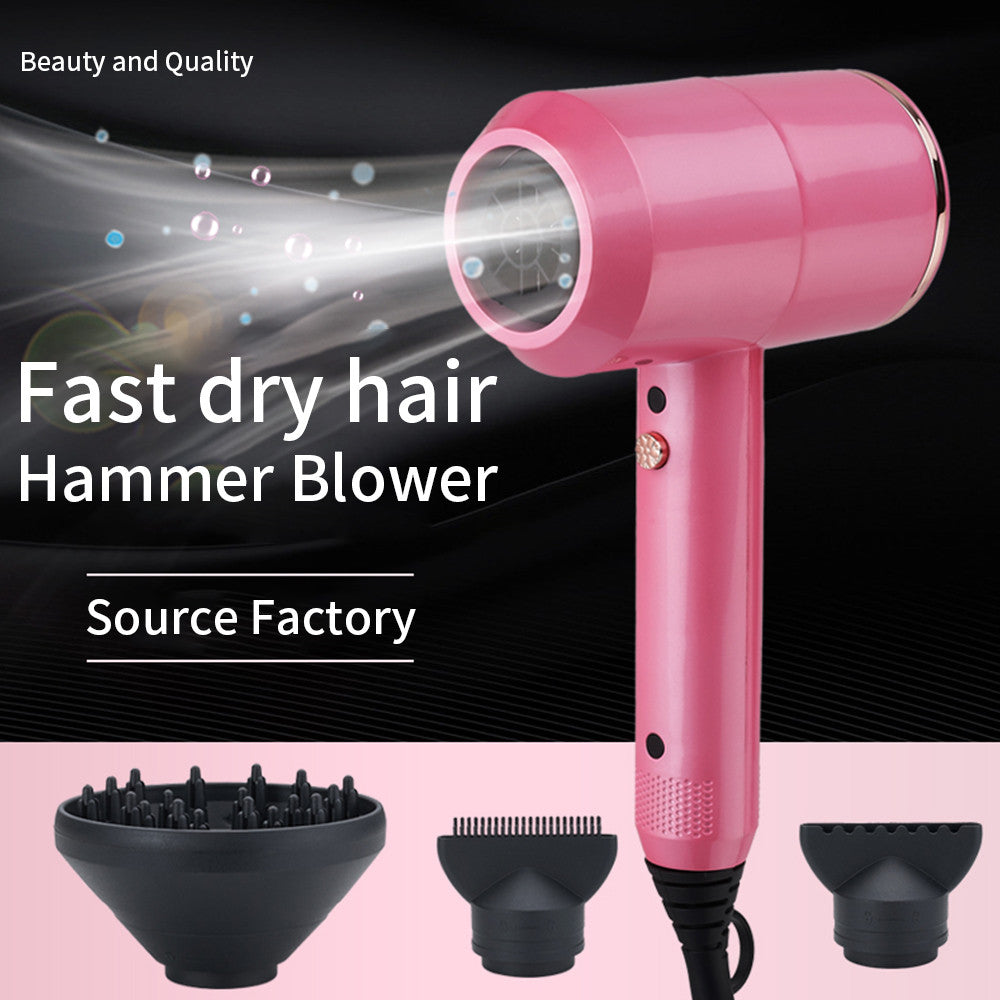 Professional Ionic Hairdryer with 2 Speed 3 Heat Setting, Cool Shot Button, 1 Diffuser & 2 Concentrator